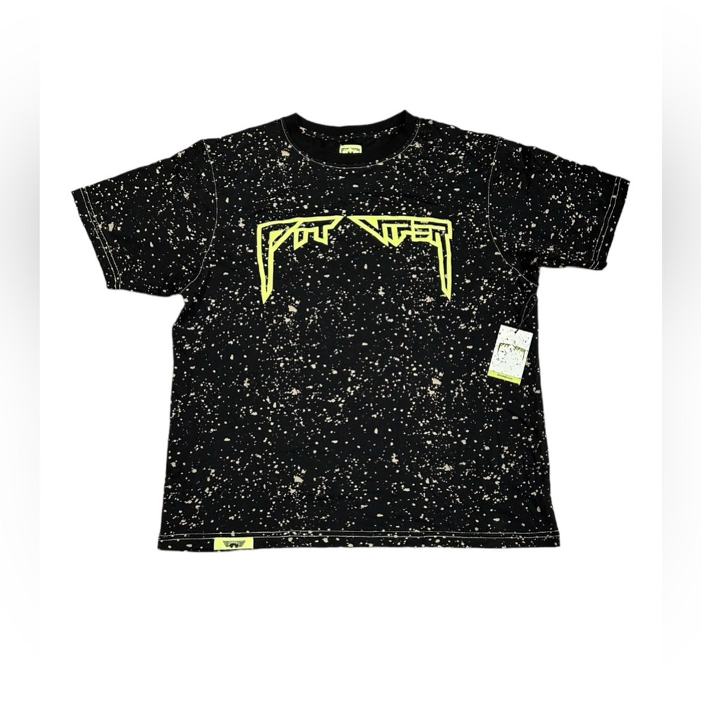 Pit Viper Underground  T-Shirt Size M Black Neon Splatter And Solano Glasses